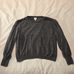 3/$10 LuLaRoe Gray Crew Neck Chenille Feel Sweater
